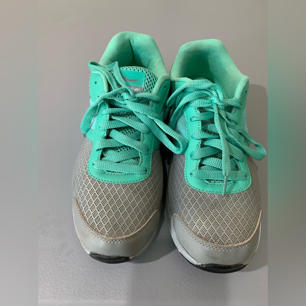 Stylish Teal and Gray Women's Sneakers
